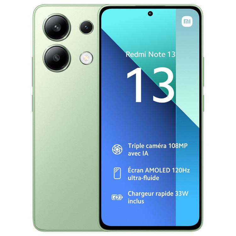 گوشی موبایل شیائومی مدل Redmi Note 13 4G دو سیم کارت ظرفیت 256 گیگابایت و رم 8 گیگابایت